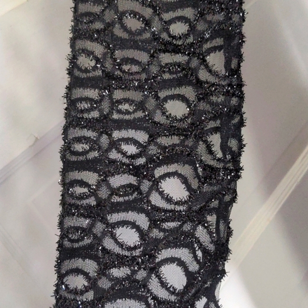 Vintage Shiny Opaque Party Dress, 90s prom vibes - Picture 4 of 8